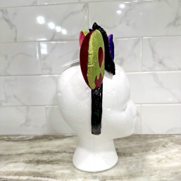 Disney Parks Snow White Evil Queen POISON APPLE Minnie Mouse Ears Headband NEW - Picture 2 of 11